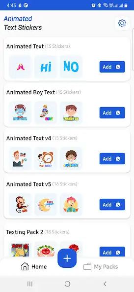 Play Animated Text Sticker Maker  and enjoy Animated Text Sticker Maker with UptoPlay