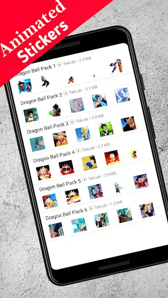Play Animated WA Sticker DragonBall  and enjoy Animated WA Sticker DragonBall with UptoPlay