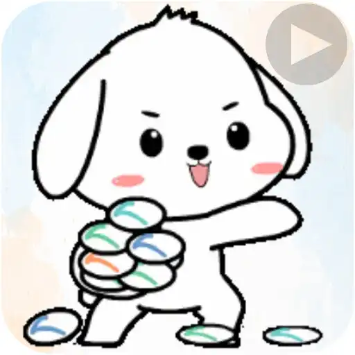 Play Animated White Dog WASticker APK