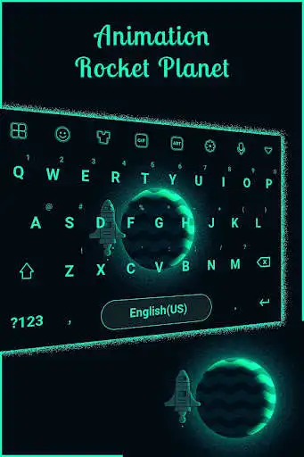 Play Animation Rocket Planet Keyboard  and enjoy Animation Rocket Planet Keyboard with UptoPlay
