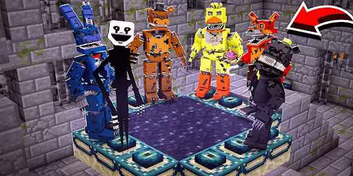 Play Animatronic Mod for Minecraft PE as an online game online Animatronic Mod for Minecraft PE with UptoPlay com.RiverSkins.fnaf.animatronics Play Animatronic Mod for Minecraft PE as an online game Animatronic Mod for Minecraft PE with UptoPlay
