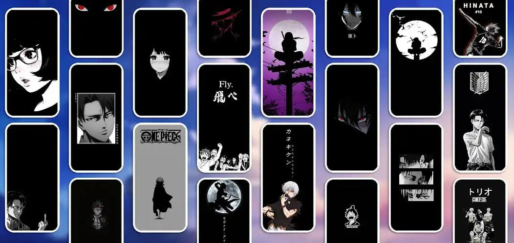 Play Anime Black Wallpaper  and enjoy Anime Black Wallpaper with UptoPlay