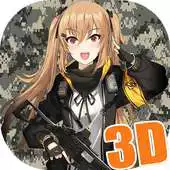 Free play online Anime camo girl live wallpaper theme APK
