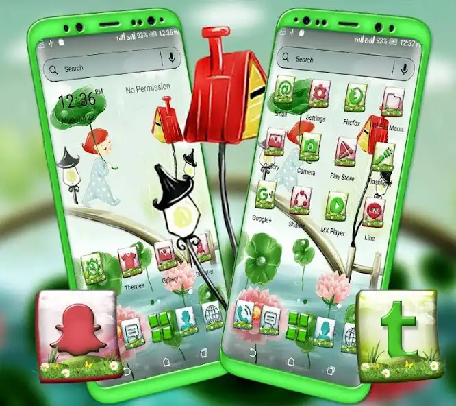 Play Anime Cartoon Launcher Theme as an online game Anime Cartoon Launcher Theme with UptoPlay