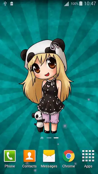 Play Anime Chibi Live Wallpaper as an online game Anime Chibi Live Wallpaper with UptoPlay