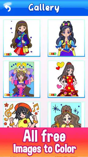 Play Anime Color by Number - Kawai Manga Painting Book  and enjoy Anime Color by Number - Kawai Manga Painting Book with UptoPlay