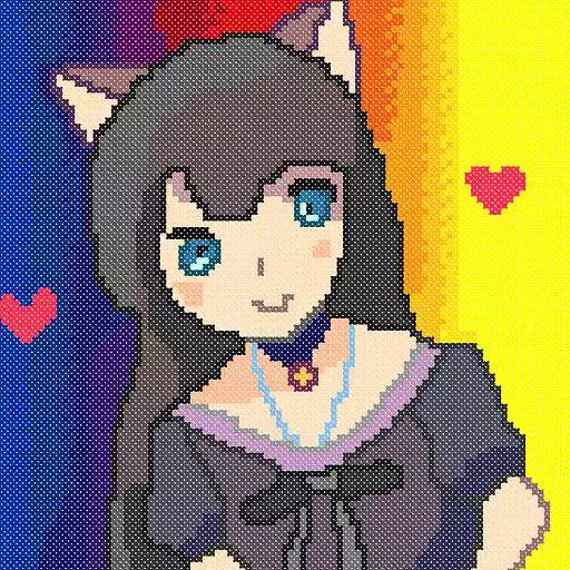 Play Anime Cross Stich - Pixel Art Color By Number Book APK