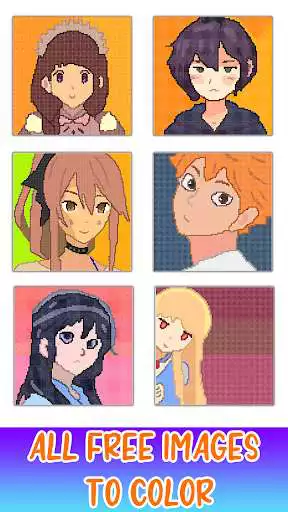 Play Anime Cross Stich - Pixel Art Color By Number Book  and enjoy Anime Cross Stich - Pixel Art Color By Number Book with UptoPlay