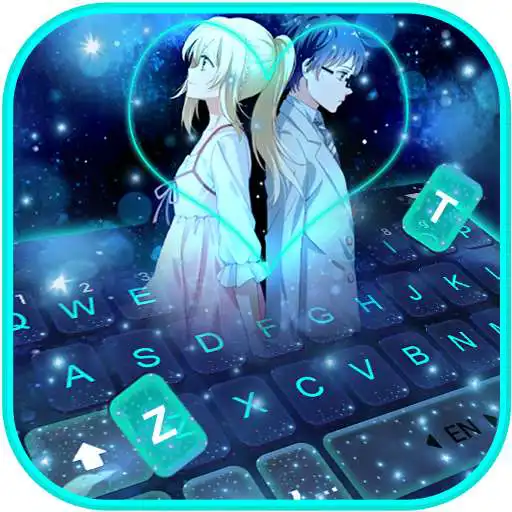 Play Anime Cute Love Keyboard Theme APK