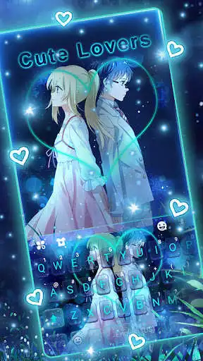 Play Anime Cute Love Keyboard Theme  and enjoy Anime Cute Love Keyboard Theme with UptoPlay