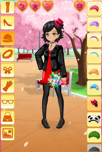 Play Anime Date Dress Up Girls Game as an online game Anime Date Dress Up Girls Game with UptoPlay
