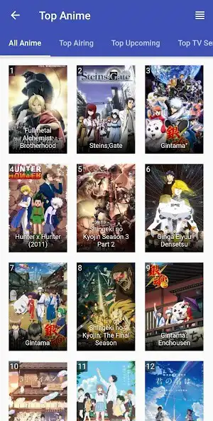 Play AnimeDB: MyAnimeList Explorer as an online game AnimeDB: MyAnimeList Explorer with UptoPlay