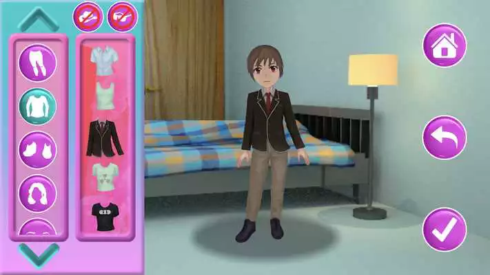 Play Anime Dolls visual novel - Story Game