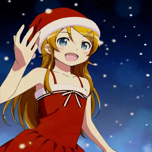 Play Anime girl Christmas Wallpaper APK