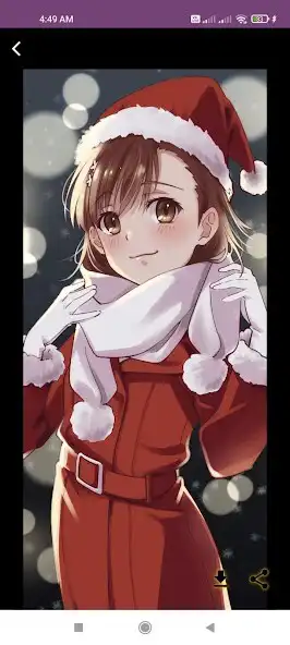 Play Anime girl Christmas Wallpaper as an online game Anime girl Christmas Wallpaper with UptoPlay