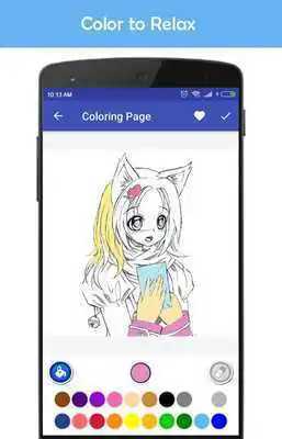 Play Anime Girl Coloring Pages