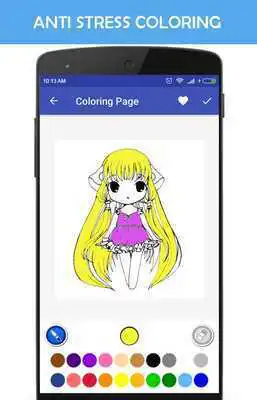 Play Anime Girl Coloring Pages