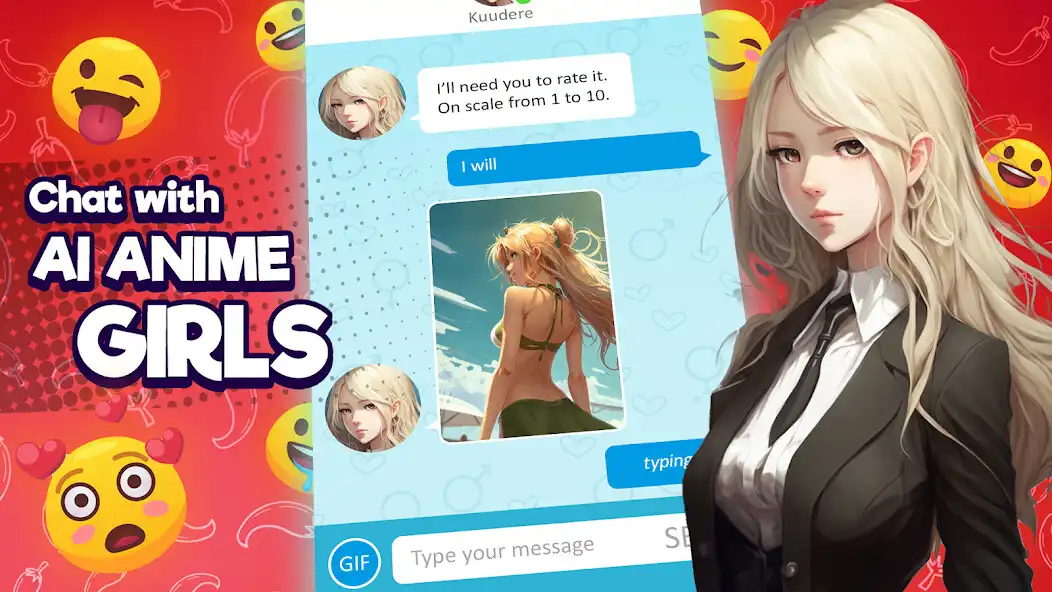 Play Anime Girlfriend - AI Chat  and enjoy Anime Girlfriend - AI Chat with UptoPlay