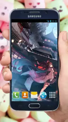 Play Anime Girl in Snow Live Wallpaper Play Anime Girl in Snow Live Wallpaper