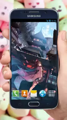 Play Anime Girl in Snow Live Wallpaper Play Anime Girl in Snow Live Wallpaper