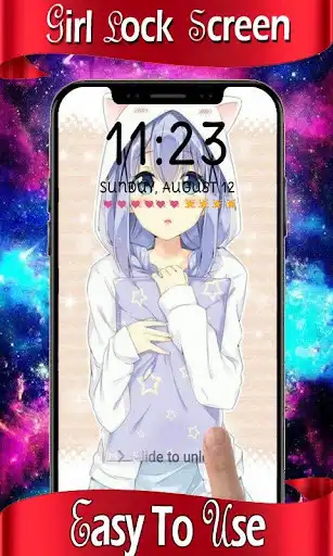 Play Anime Girl Lock Screen anime Lock Pattern Passcode  and enjoy Anime Girl Lock Screen anime Lock Pattern Passcode with UptoPlay