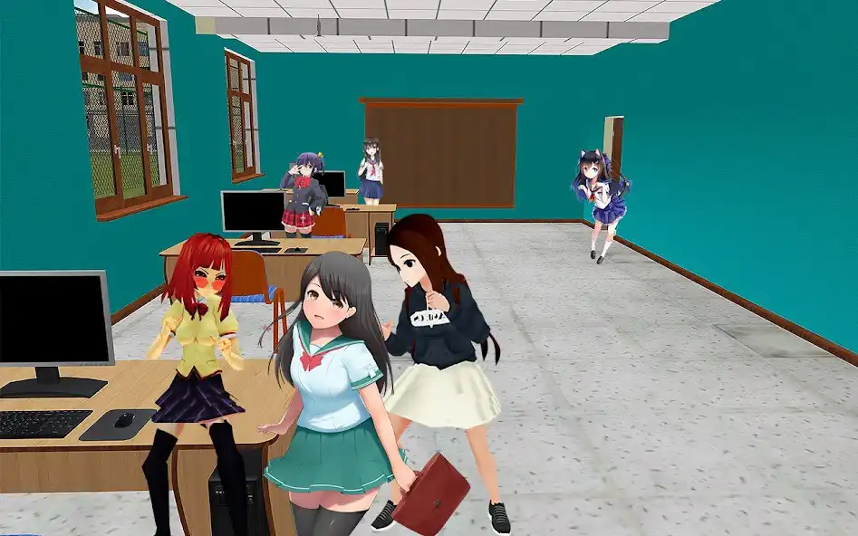 Play Anime High School Fighting Sim  and enjoy Anime High School Fighting Sim with UptoPlay
