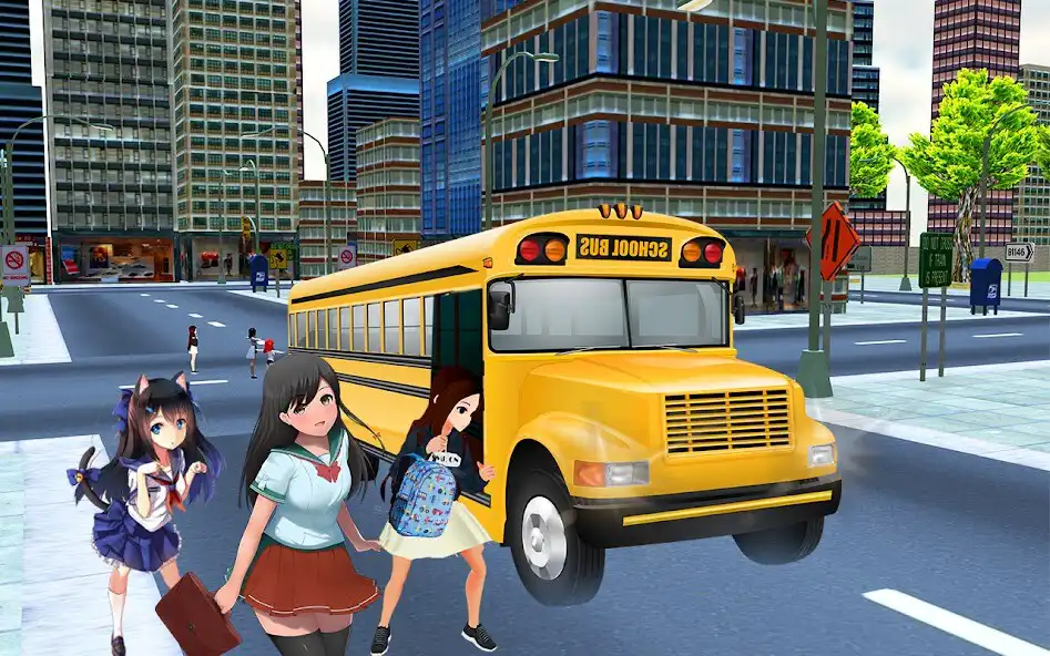 Play Anime High School Fighting Sim as an online game Anime High School Fighting Sim with UptoPlay