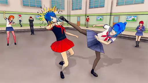 Play Anime High School Games: Virtual School Simulator as an online game Anime High School Games: Virtual School Simulator with UptoPlay