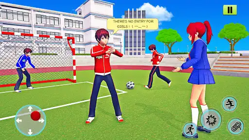 Play Anime High School Girl Sim 3D as an online game Anime High School Girl Sim 3D with UptoPlay