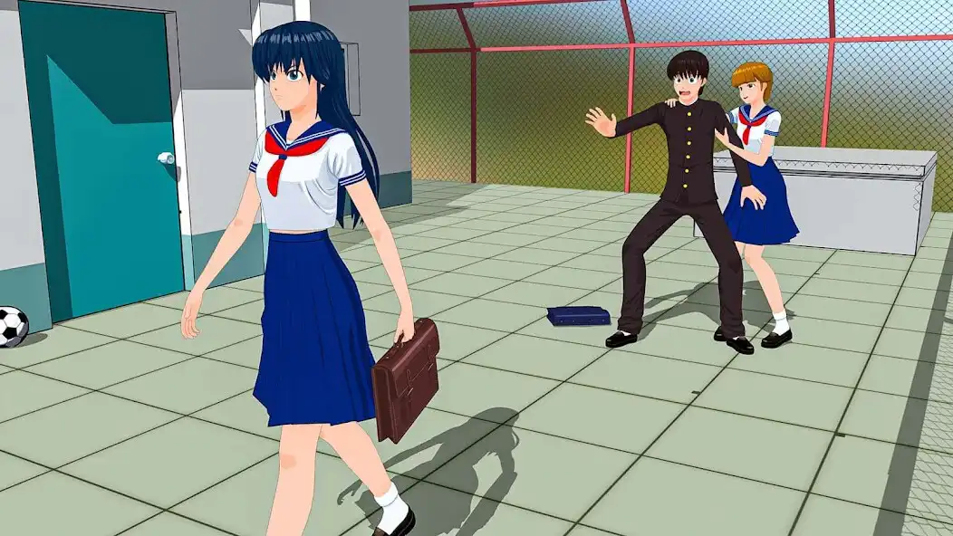 Play Anime High School: My Love Sim as an online game Anime High School: My Love Sim with UptoPlay