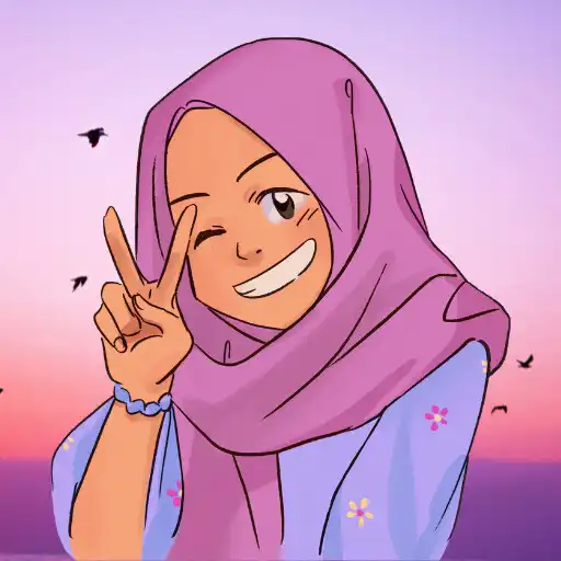 Play Anime Hijab Muslimah Wallpaper APK