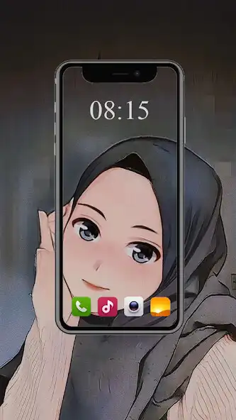 Play anime hijab wallpaper  and enjoy anime hijab wallpaper with UptoPlay