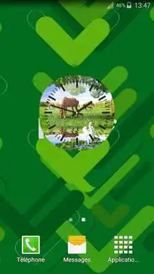 Play Anime Horse Clock Widget