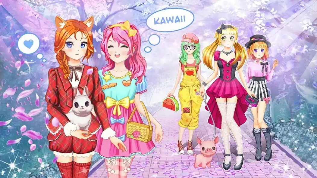 Play Anime Kawaii Dress Up Games  and enjoy Anime Kawaii Dress Up Games with UptoPlay
