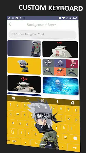 Play Anime Keyboard Theme Kakashi as an online game Anime Keyboard Theme Kakashi with UptoPlay