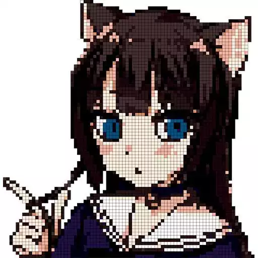 Free play online Anime Manga Color by Number - Pixel Art Coloring APK