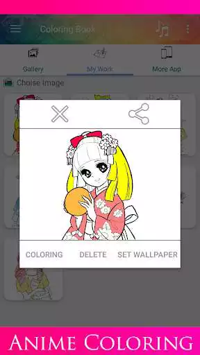 Play Anime Manga Coloring Book