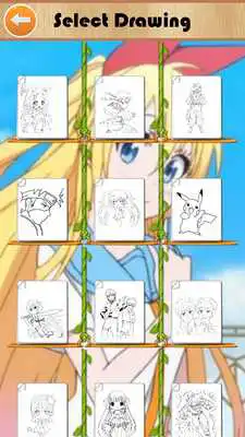 Play anime manga coloring