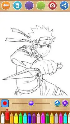 Play anime manga coloring