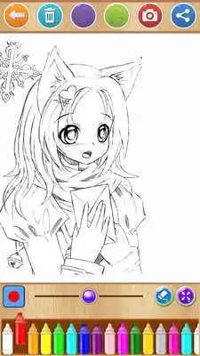 Play anime manga coloring