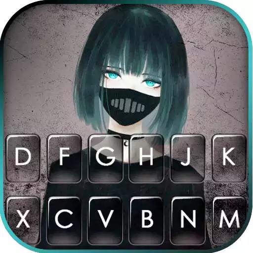 Play Anime Mask Girl Keyboard Theme APK