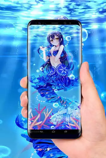 Play Anime Mermaid Free Live Wallpaper as an online game Anime Mermaid Free Live Wallpaper with UptoPlay