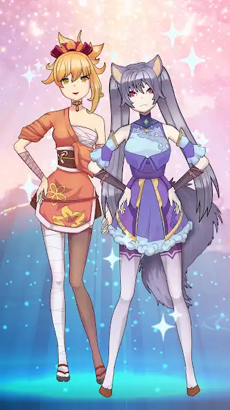 Play Anime Moe Girls Dress Up Games as an online game Anime Moe Girls Dress Up Games with UptoPlay