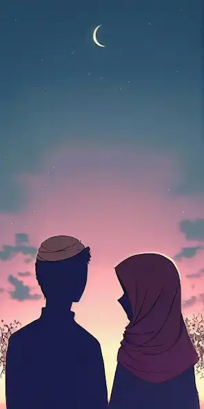Play Anime Muslim Couple Wallpapers  and enjoy Anime Muslim Couple Wallpapers with UptoPlay