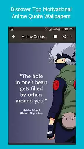 Play Anime Quote Wallpapers