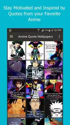 Play Anime Quote Wallpapers