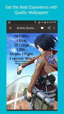 Play Anime Quote Wallpapers