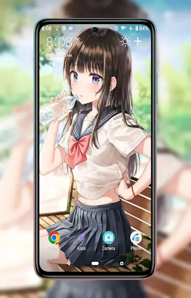 Play Anime School Girl Wallpaper HD as an online game Anime School Girl Wallpaper HD with UptoPlay