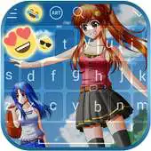 Free play online Anime School Keyboard APK