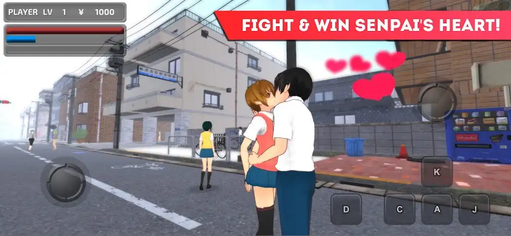 Play Anime School Simulator as an online game Anime School Simulator with UptoPlay